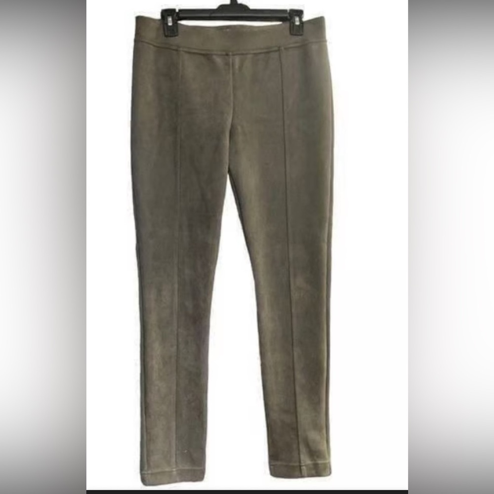 Andrew Marc-faux suede pull-on pants , taupe color